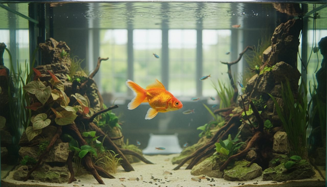 Single-tailed goldfish: genuinely coldwater, but a pond-sized commitment